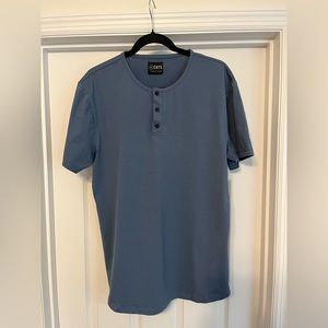 Cuts Henley Curve Hem